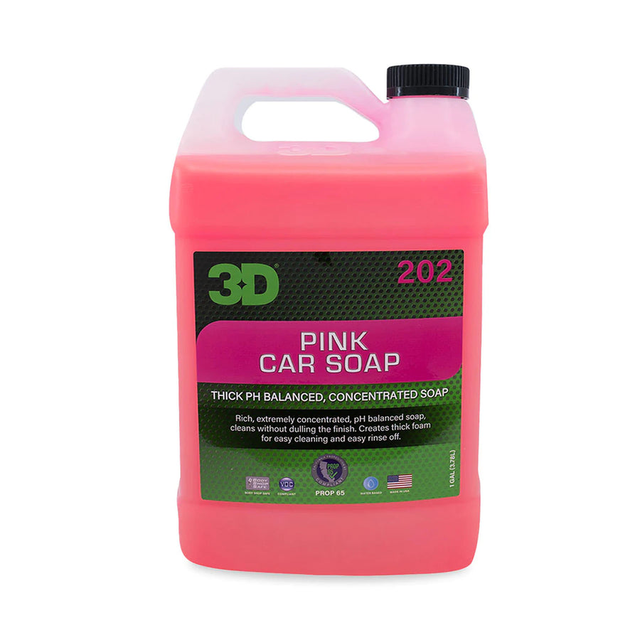 3D Pink Car Soap - 473ml/3.8L/20L