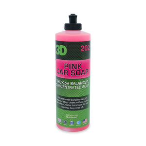 3D Pink Car Soap - 473ml/3.8L/20L
