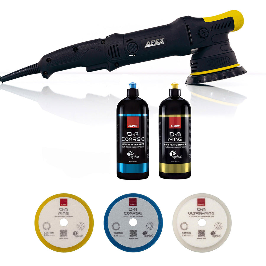 Apex Customs Sensei Plus Professional DA Polisher (15mm/21mm) Rupes Detailer's Kit