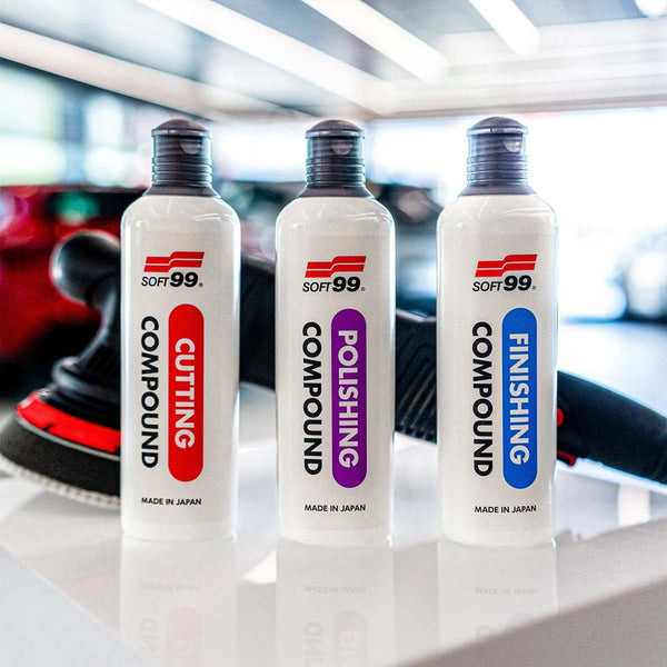 Soft99 Compound Set (Cutting + Polishing + Finishing) - 3x300ml
