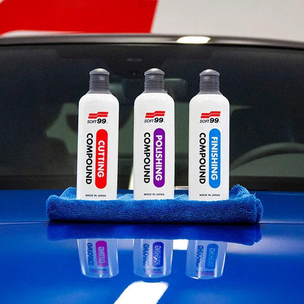 Soft99 Compound Set (Cutting + Polishing + Finishing) - 3x300ml