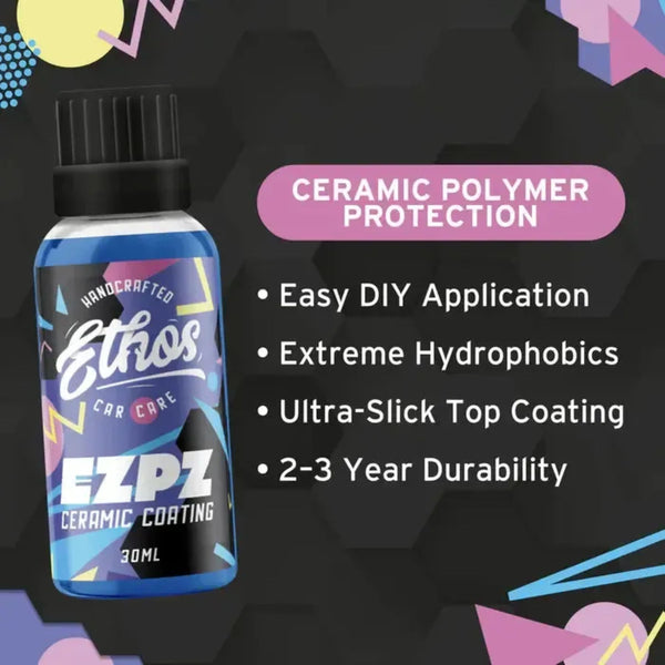 Ethos EZPZ Ceramic Coating with Applicator - 30ml/50ml