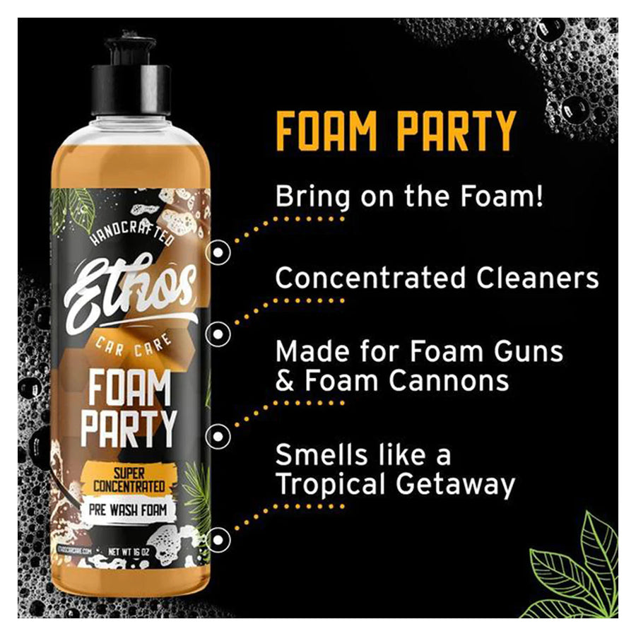 Ethos Foam Party - Concentrated pH Neutral Car Wash Soap - Snow