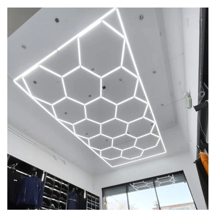 FlexSpec UltraBright 15 Hexagon Grid Light Kit (with Border) – 2433x4840mm – Regular