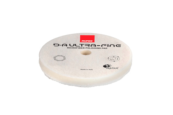 Rupes DA Ultra-Fine Microfibre Polishing Pad White - 80mm (75mm backing plate)