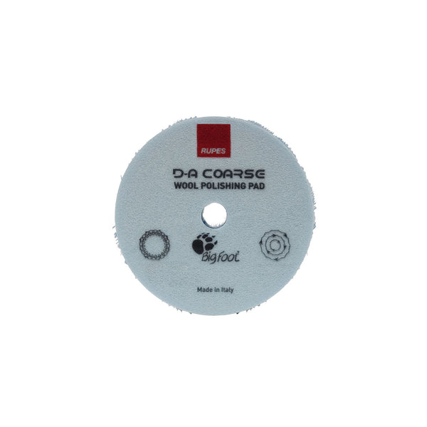 Rupes BigFoot D-A Coarse Wool Polishing Pad 130mm - 9.NW130H (*)