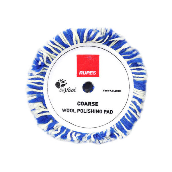 Rupes Heavy Cut Twisted Wool Rotary Pad - 5"/6"/6.5" (*)