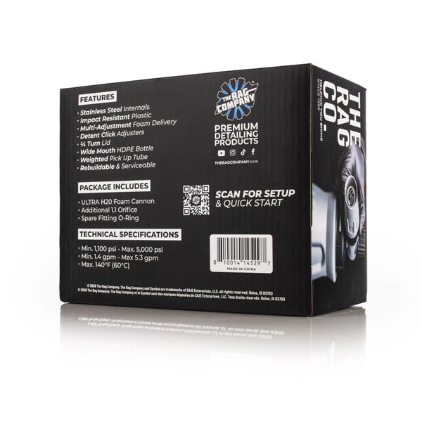 The Rag Company Ultra H2O Foam Cannon