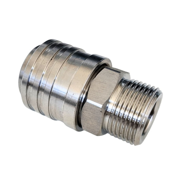 CleanSkin M22 (M) to 3/8 (F) Auto Lock Quick Connect Coupler - CS002