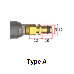 CleanSkin Pressure Washer (F) to 3/8" (F) Quick Connect Coupler - Short Trigger Gun Adaptor (CS014 / CS015)