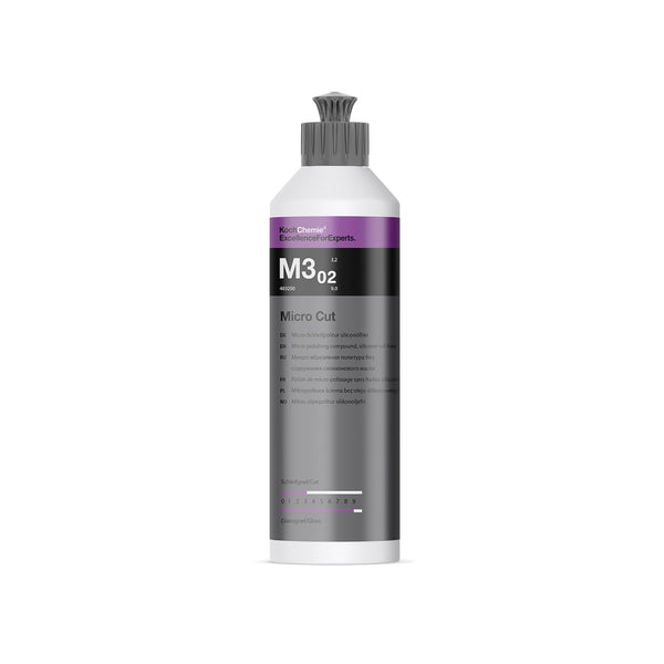 Koch Chemie Microcut M3 M3.02 Silicon Oil free Swirl and Hologram Remover - 250ml/1L