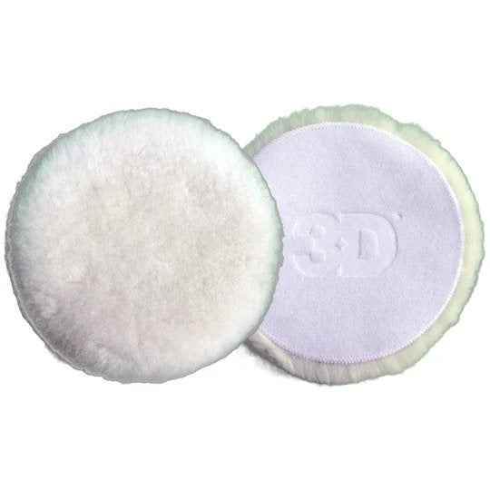 3D White Wool Pad - 3'' (K-KW3) /6" (K-WW6) /8" (K-WW8)