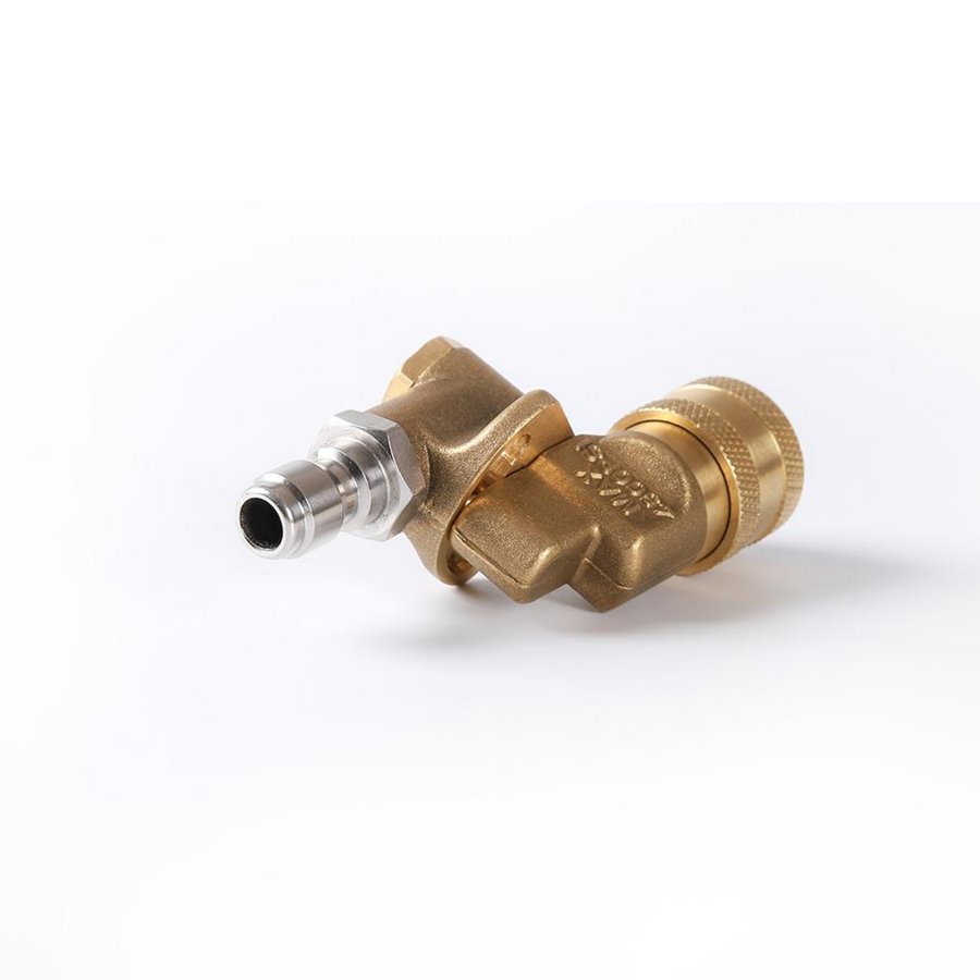 CleanSkin 1/4" (M) Quick Connect Plug to 1/4" (F) Quick Connect Coupler Swivel Extension- CS029