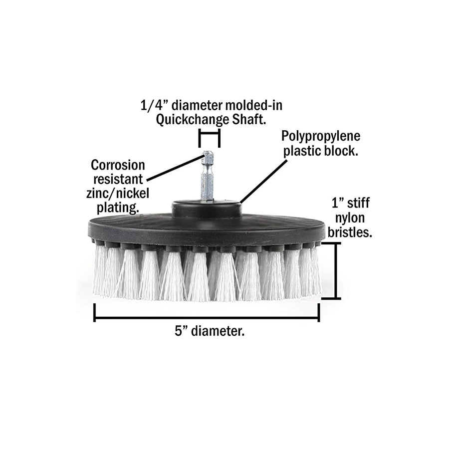 Soft wire on sale brush for drill