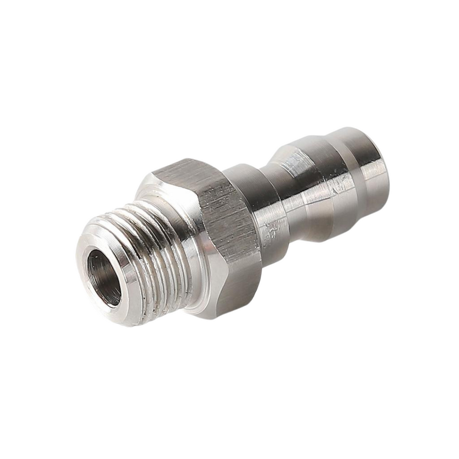 1/4" Quick Connect Plug to 1/4" M Threaded Adaptor - DS008