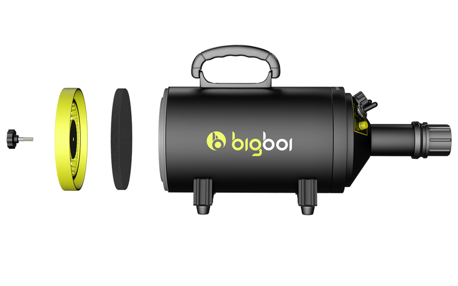 BigBoi BlowR Mini/Mini Plus Dryer + Vacuum Attachment Bundle (*)