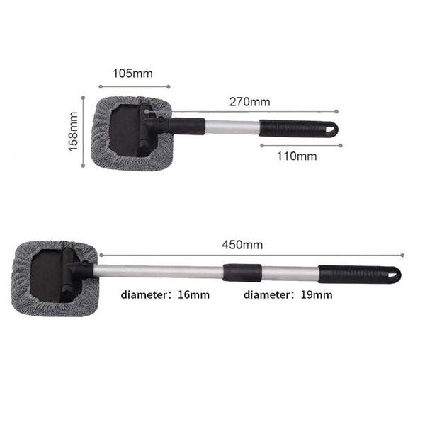 CleanSkin Windscreen Retractable Microfibre Cleaning Tool
