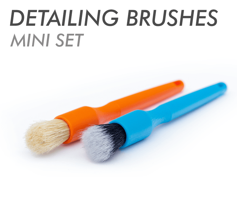Detail Factory Mini Detailing Brush Set Crevice Brush (One Blue + One Orange) (*)