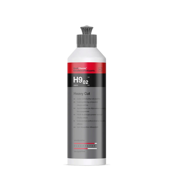 Koch Chemie Heavy Cut H9.02 粗抛光剂 - 250 毫升/1 升