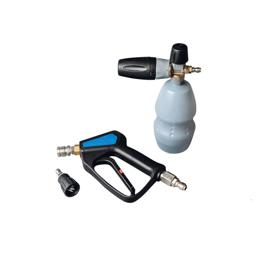 Mosmatic Pressure Washer Accessory Kit (Short Trigger Gun, Spray Nozzle, Bent Lance, Foam Cannon)