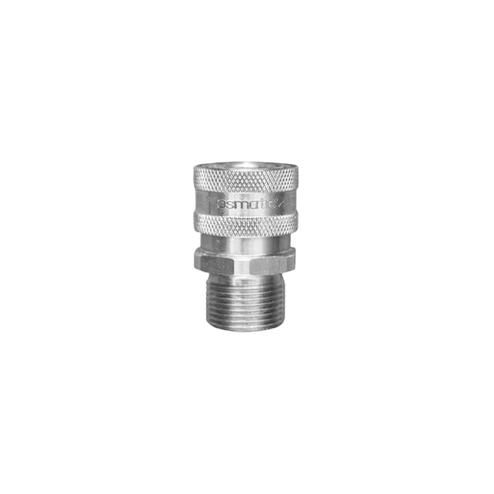 Mosmatic Stainless Steel 3/8"Quick Connect Coupler to M22 Male (14mm ID) Adaptor