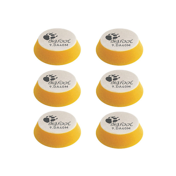 Rupes BigFoot Foam Pad Fine Yellow 30/40mm 6PK - 9.DA40M (*)