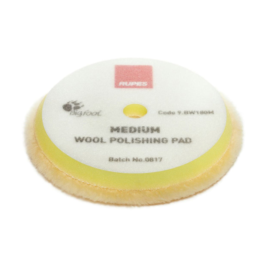 Rupes BigFoot Medium Wool Polishing Pad 180mm - 9.BW180M/1 (*)