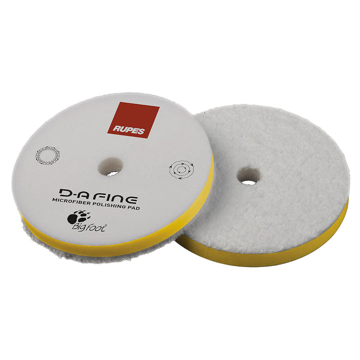 Rupes DA Fine Polishing Microfiber Pads Yellow - 3inch/5inch/6inch (*)