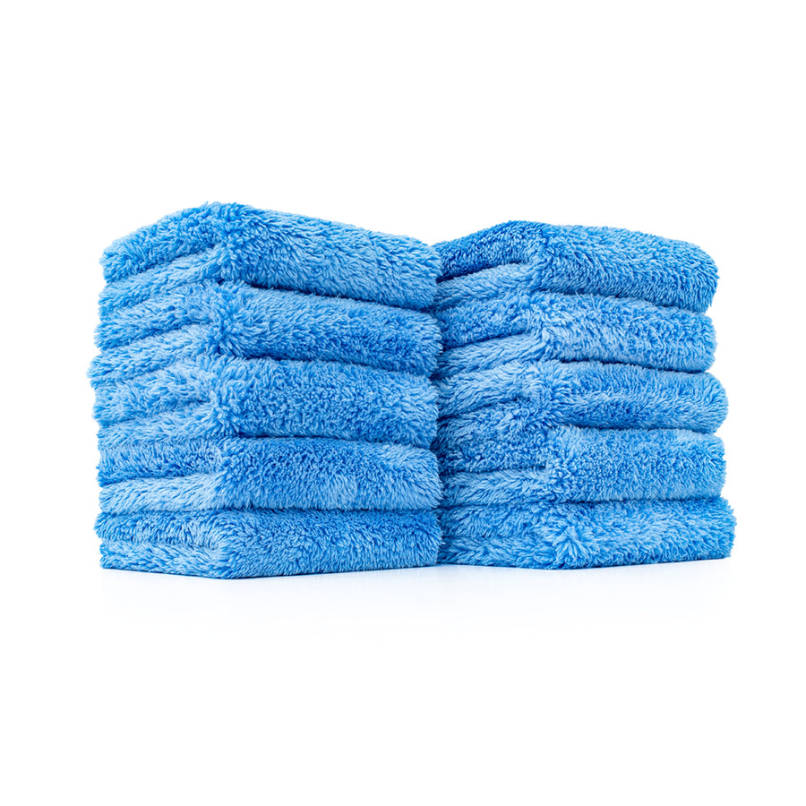 The Rag Company The Eaglet 500 Ultra Plush Microfibre Towel (10 Piece) - Blue