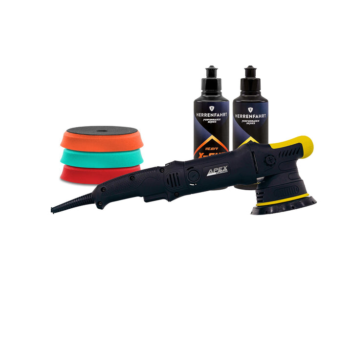 Apex Customs Sensei Plus - Professional DA Polisher (15mm/21mm) Herrenfahrt Detailer's Kit