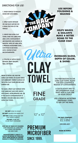 Ultra Clay Towel & Clay Bar: How Do You Maintain Them?