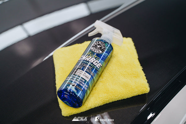 Apex Customs Ultra Soft 500 GSM Edgeless Detailing Microfibre Towel (Purple)