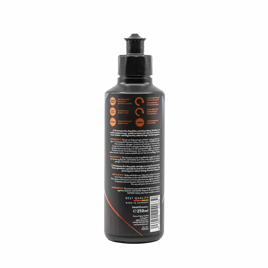 Herrenfahrt X-CUT1000 One-Step Heavy Polish - 250g